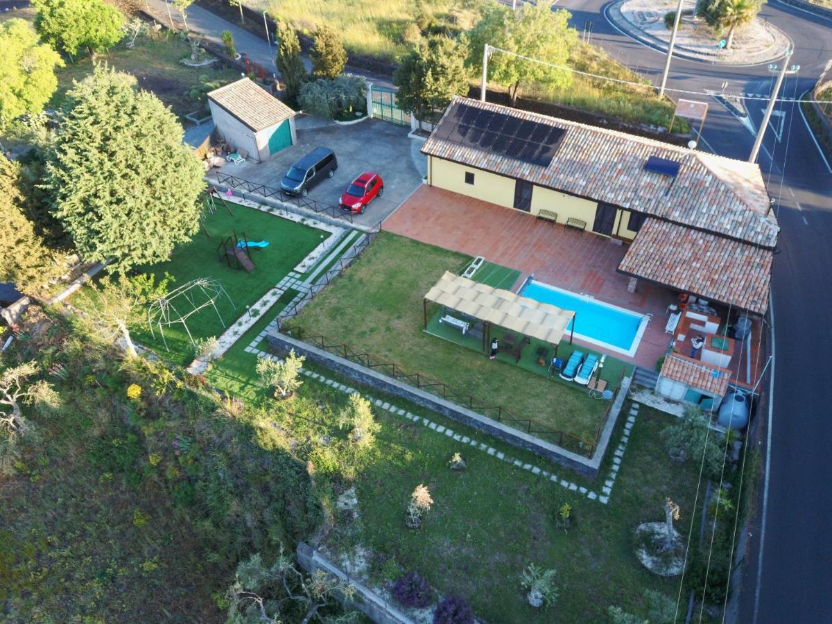 Villa Egle Belpasso, Villa Vacanza Con Piscina Exterior foto